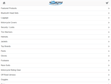 Tablet Screenshot of motorcyclesurplus.com